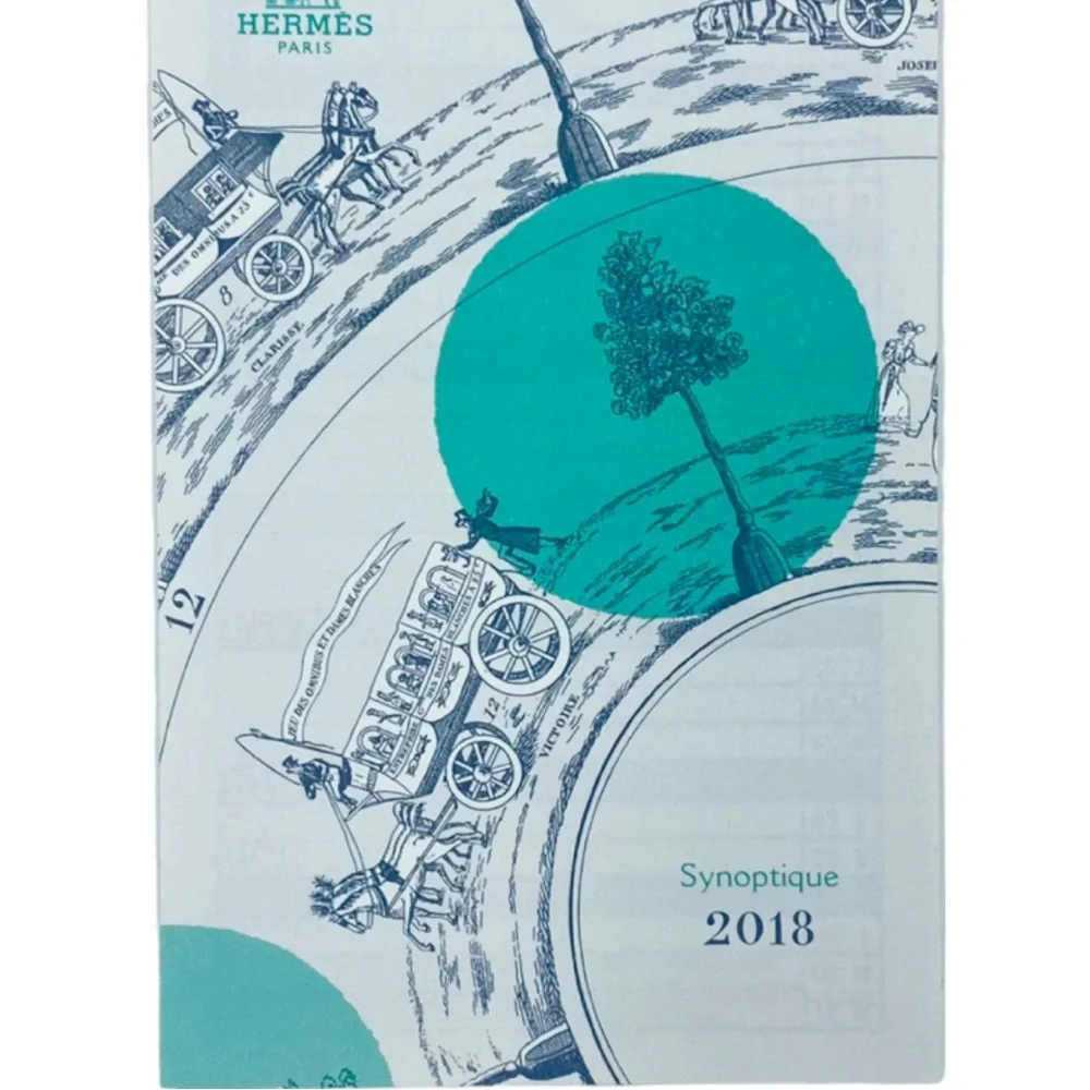 New Hermes Paris Synoptique 2018 Planner Refill from Grand Modele Agenda